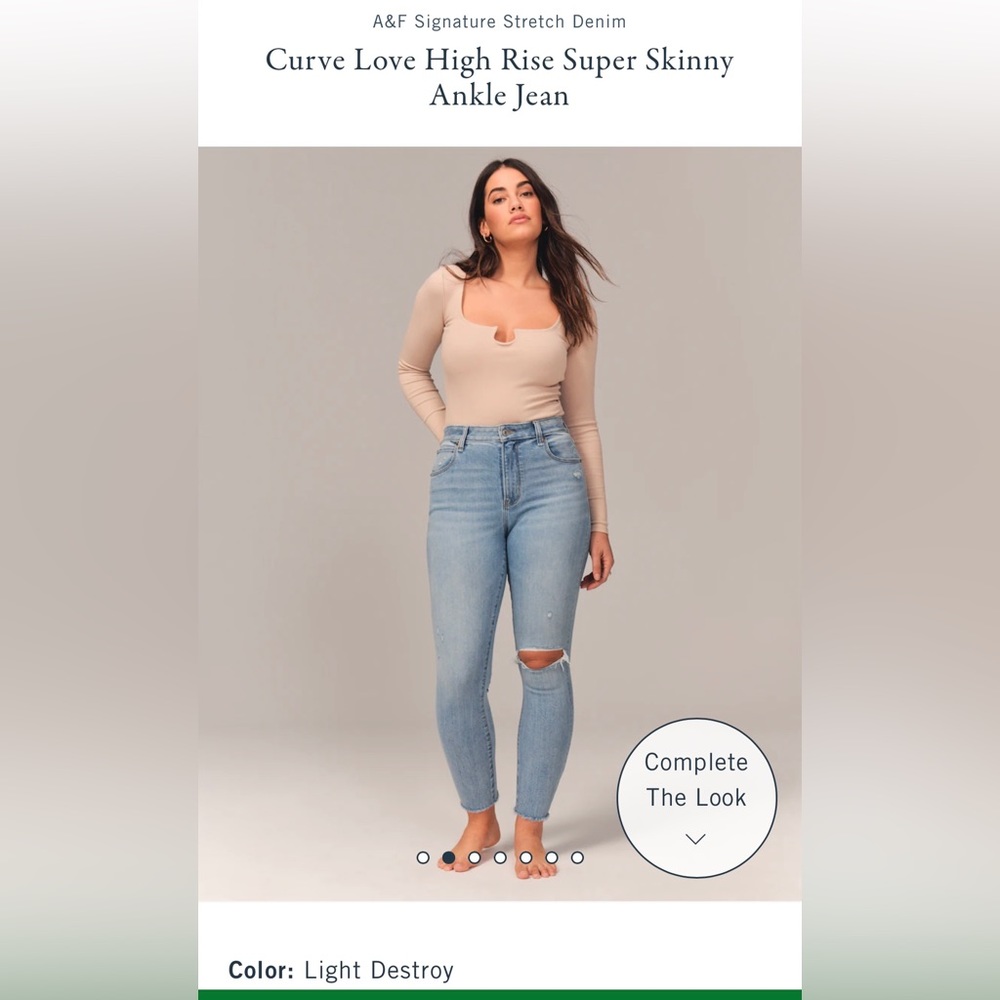 Curve Love Abercrombie & Fitch Jean